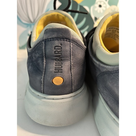 Samuel Hubbard Men's 'Flight Sport' Navy Leather Comfortable Sneakers Size 9.5 - Picture 3 of 7